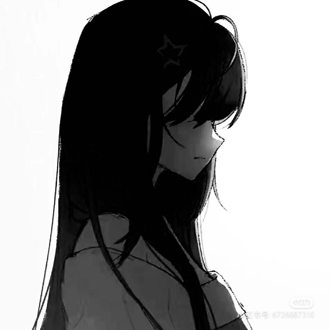 女生超酷黑色头像系列来啦!|!