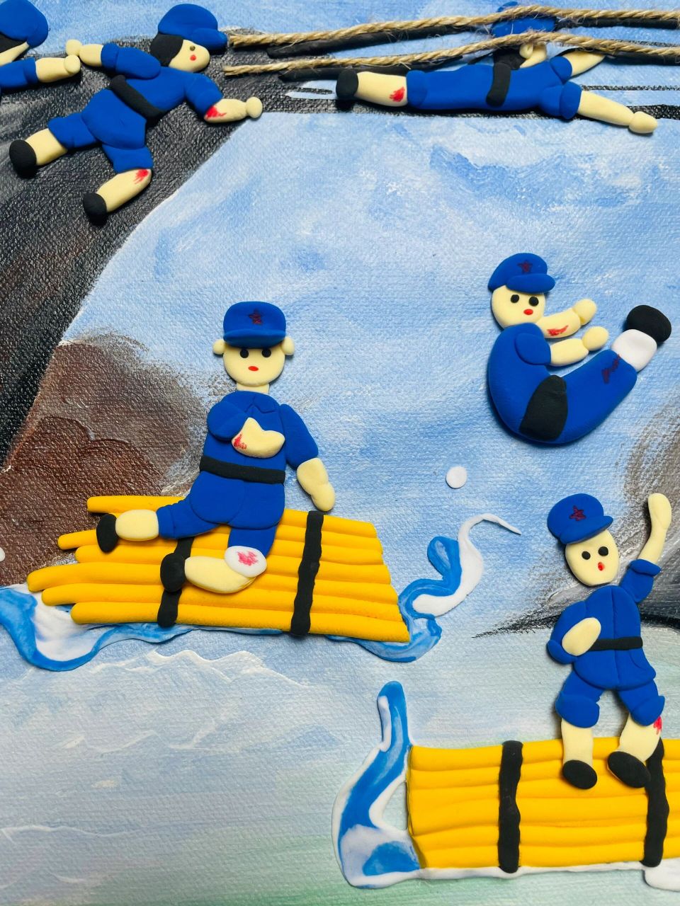 《红军长征-轻粘土》 16615《翻雪山》 26615《过草地》 3