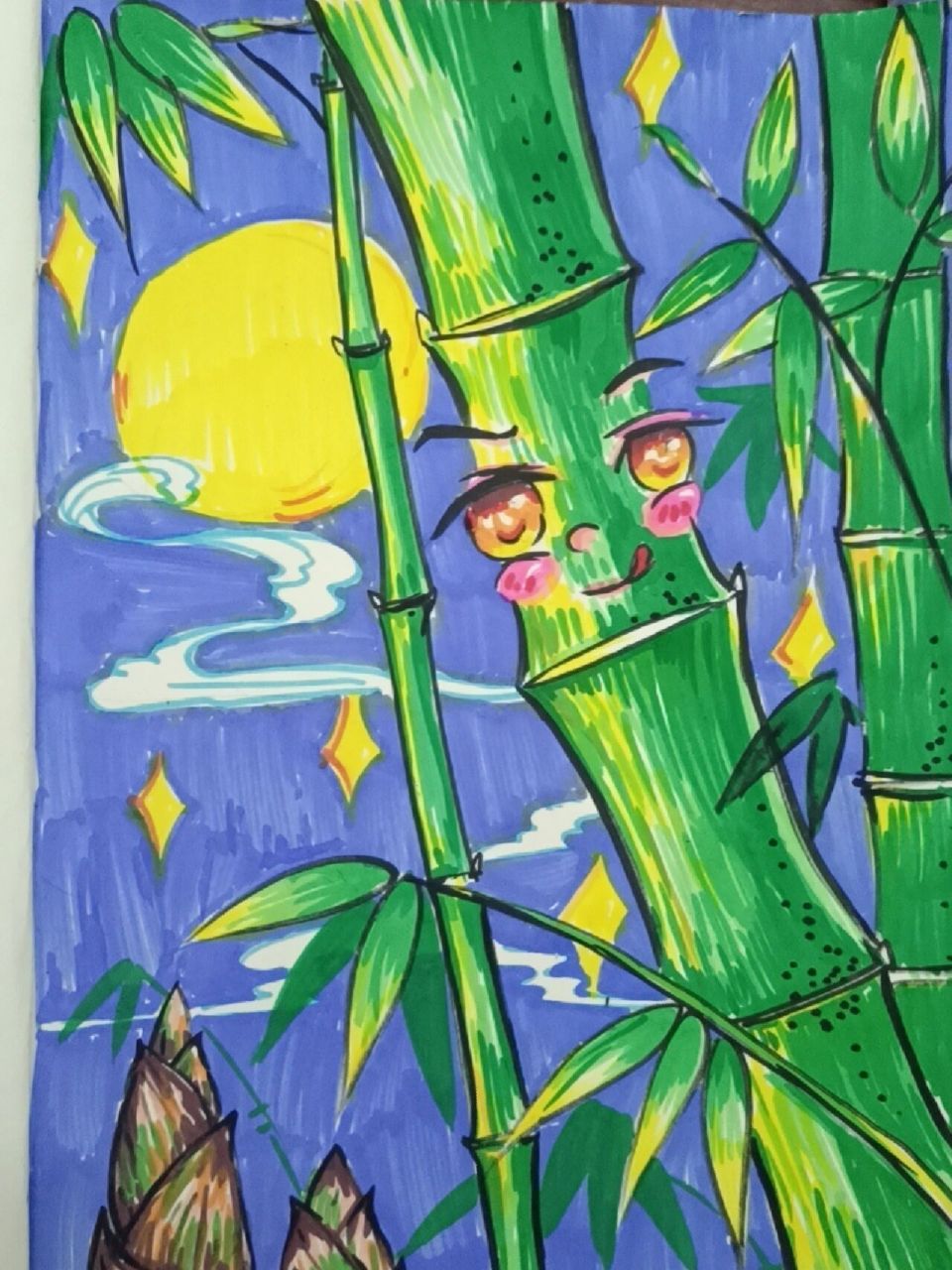 三十分钟命题画《竹子》