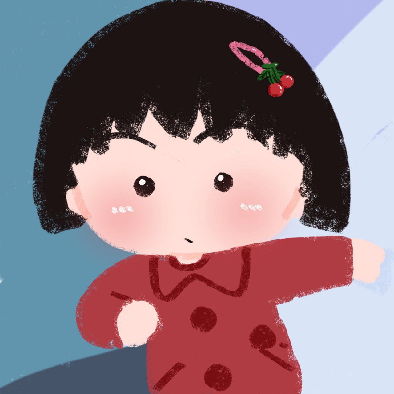 樱桃小丸子可爱头像  更新一波樱桃小丸子可爱头像