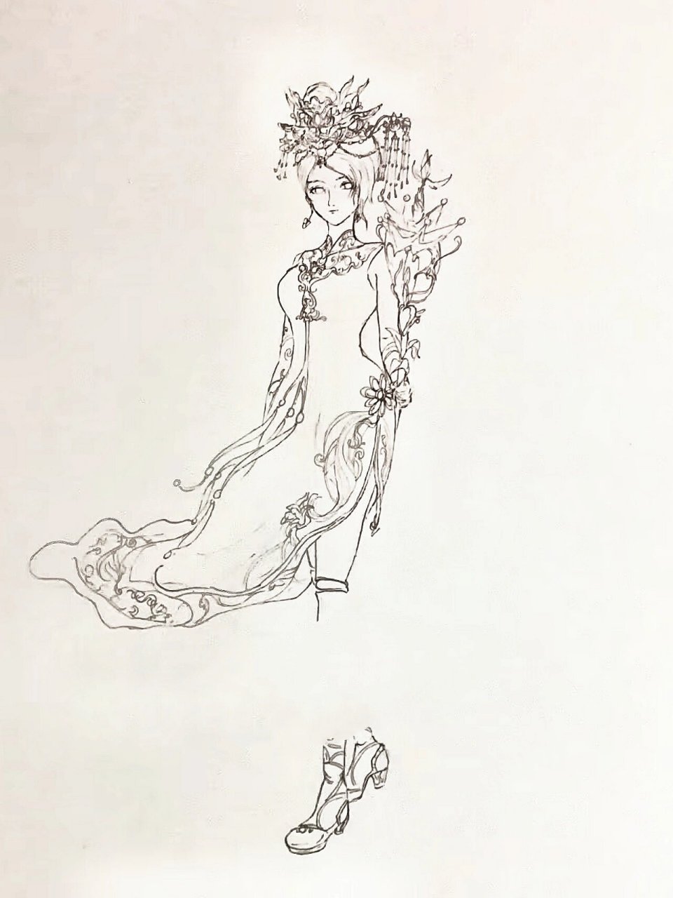 手绘之叶罗丽精灵梦篇 手绘绘画过程——叶罗丽精灵梦(辛灵)