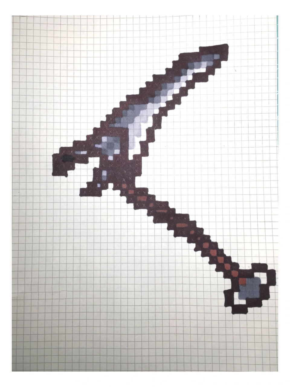 我的世界 303专用武器 像素画26 实体303的武器