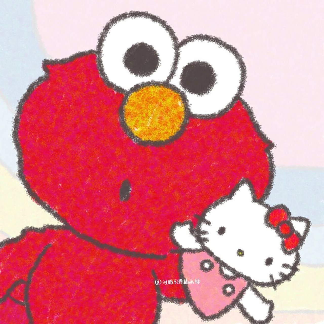 kitty芝麻街情头 #头像分享# #头像约稿# #头像# #情头# #kitty