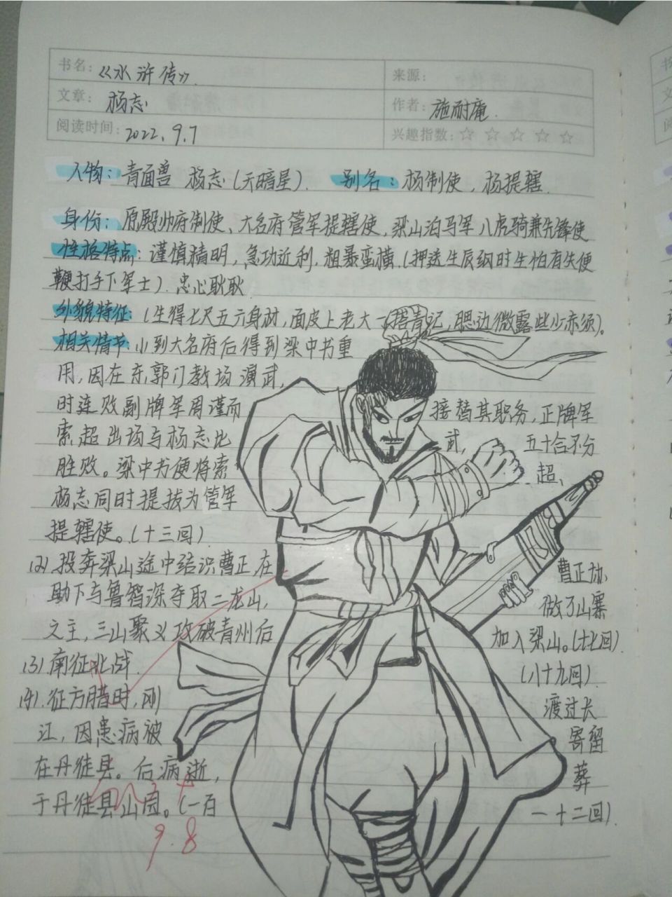 《水浒传》人物分析-杨志