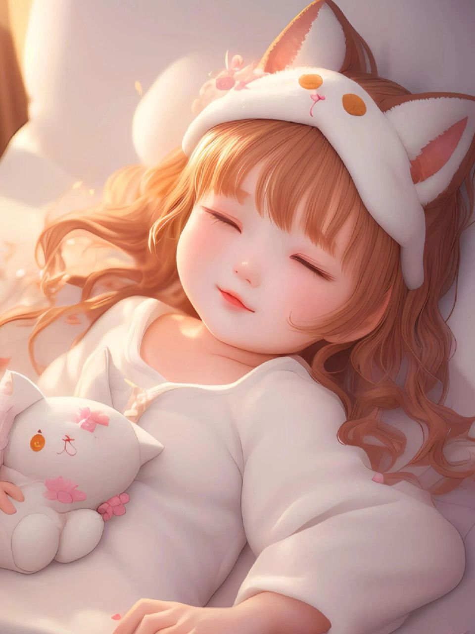 小猪咪96猫咪女孩喊你起床啦