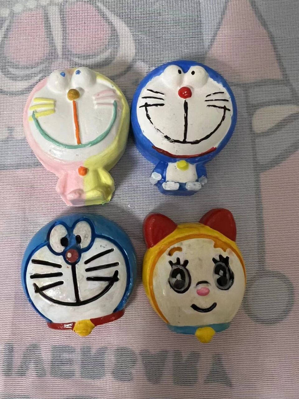 石膏娃娃97哆啦a梦无哆啦美系列 哆啦a梦与哆啦美石膏娃娃