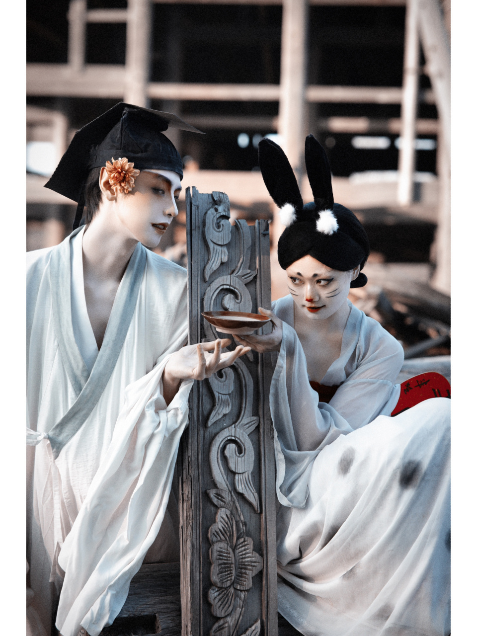 中国奇谭|心上人也有心上人 急速出图,难得拍一次怪诞cos终于肝完啦!