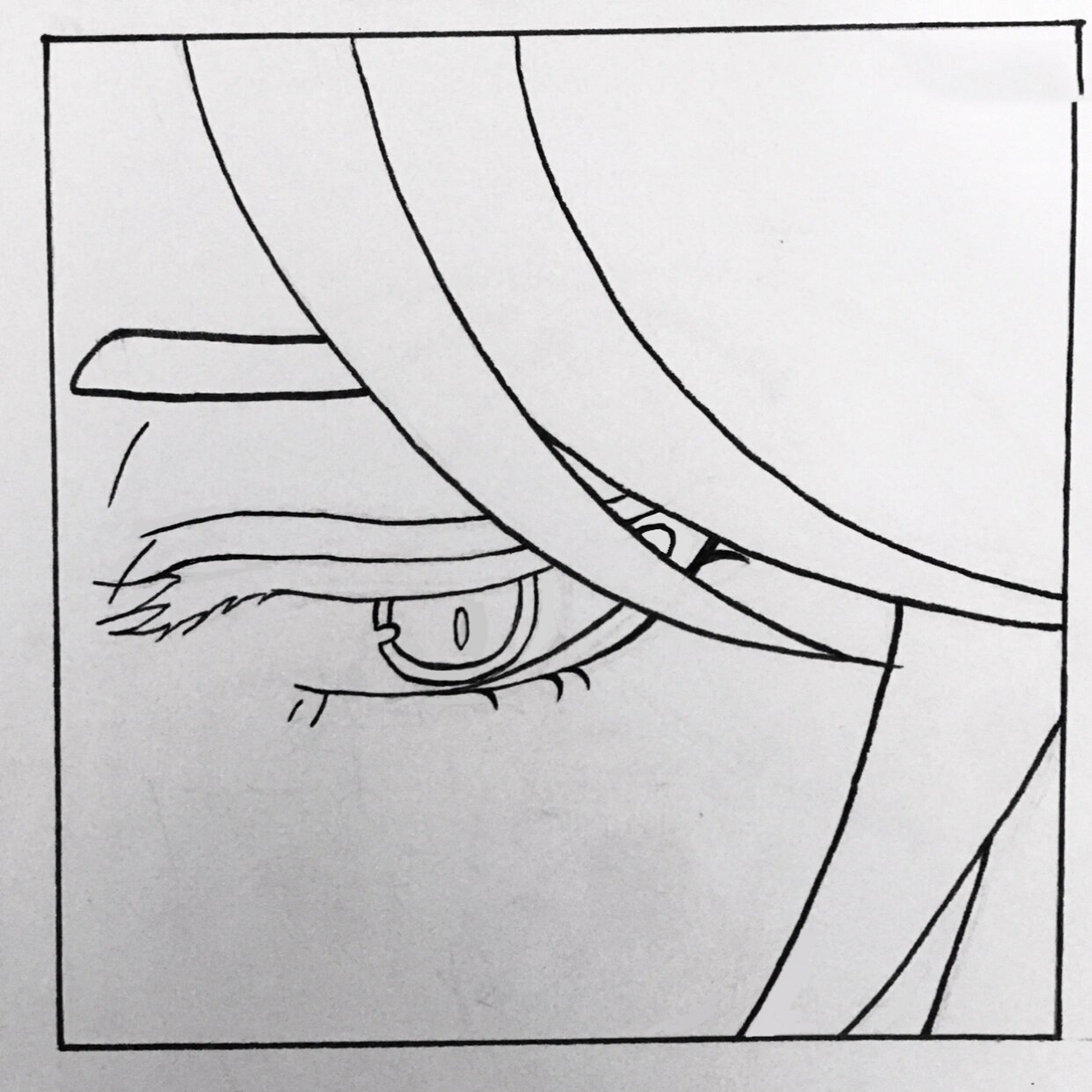 灵文手绘图过程 一个人成熟的标志   是学会狠心