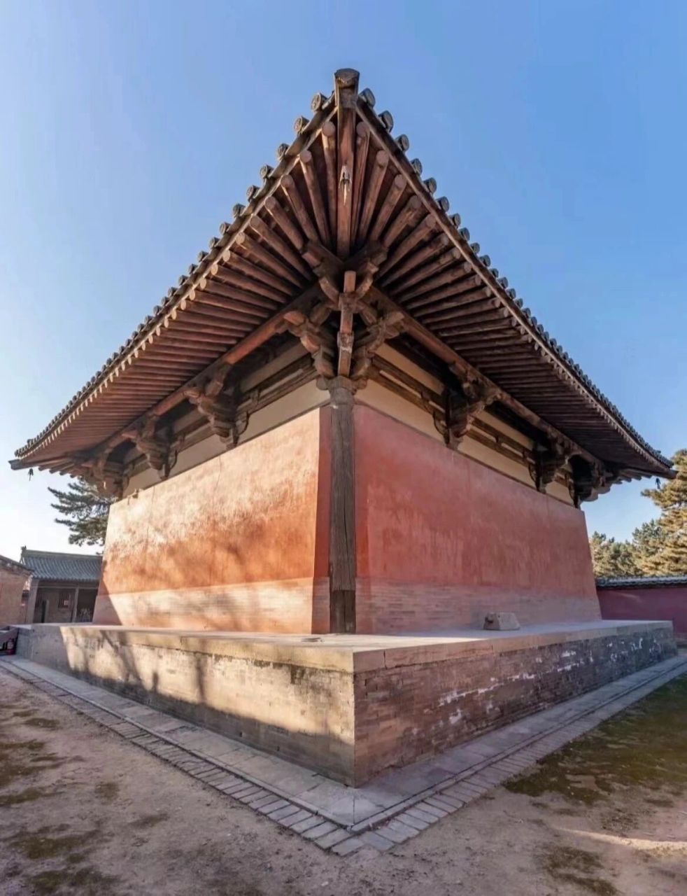 唐代南禅寺 山西五台山南禅寺大殿(782)是目前尚存明确纪年的唐代两京