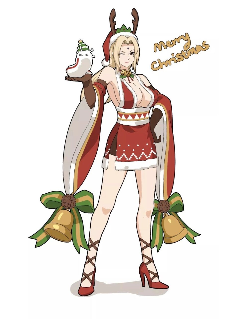 火影 | 圣诞女忍来袭,哪个精灵最好看