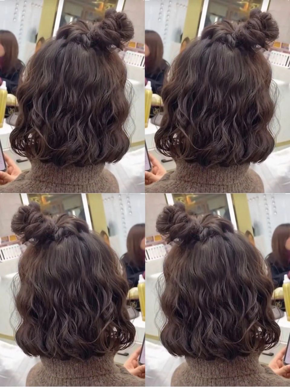 青岛烫发 法式烫 木马卷 水波纹烫发 慵懒复古卷发 显脸小发型 圆脸