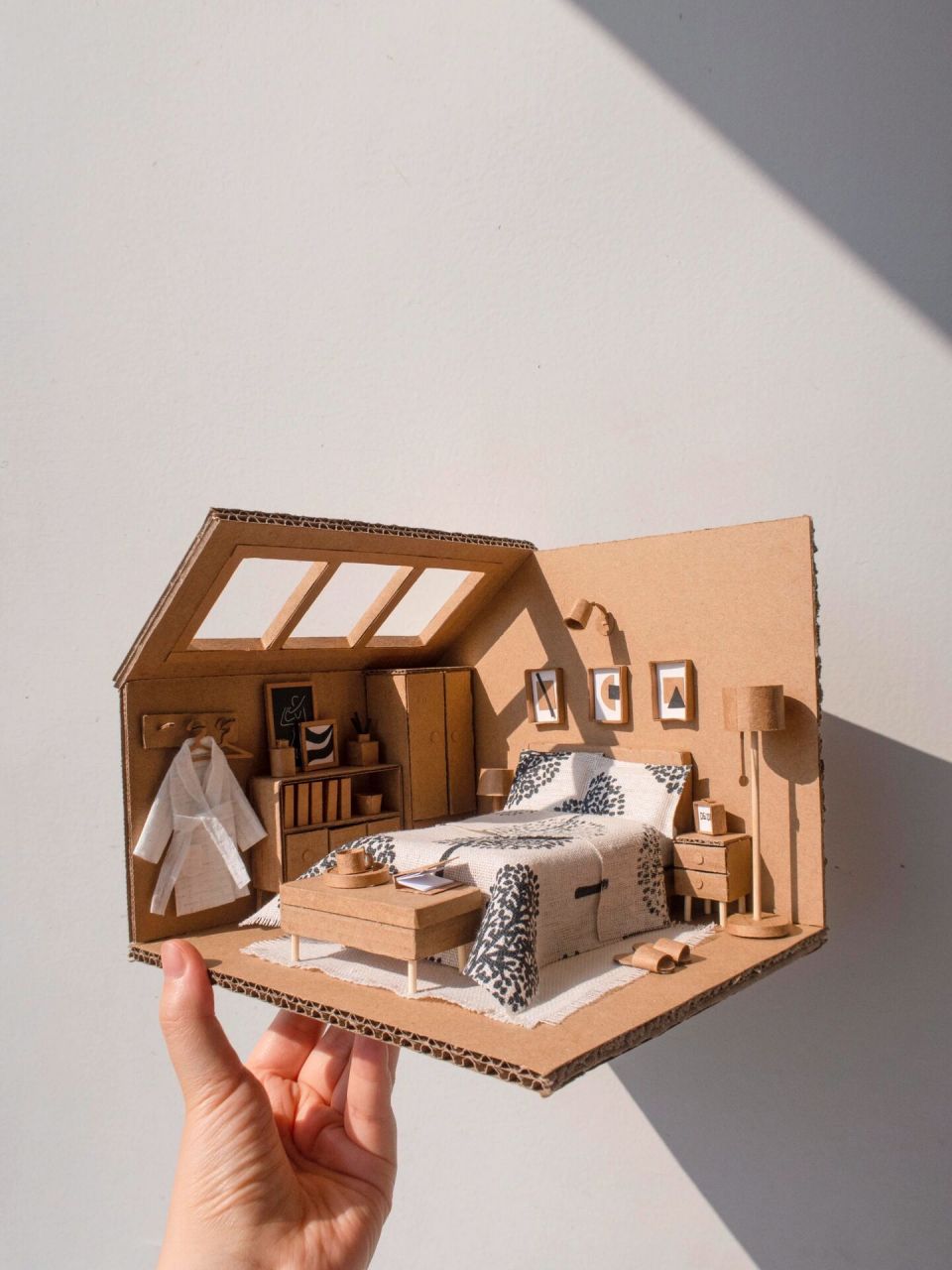 二年级纸盒做家具手工图片
