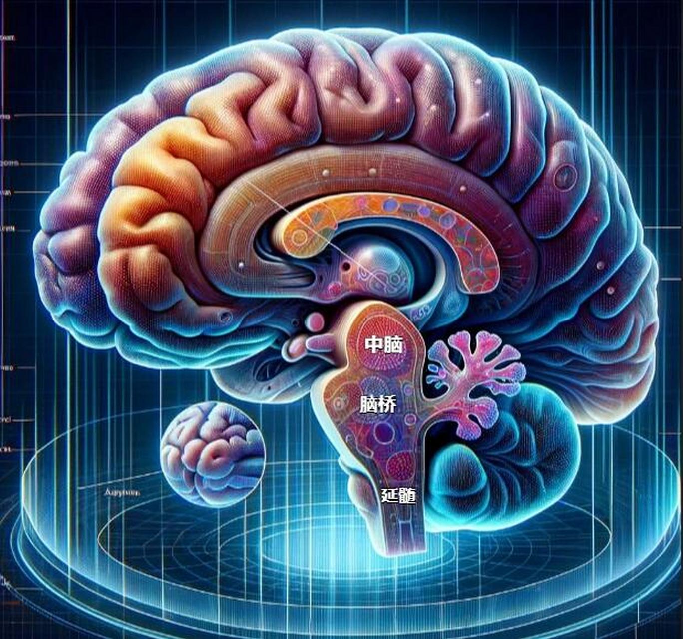 大脑揭秘系列之九-脑干的结构与功能 脑干(brainstem)是连接大脑和