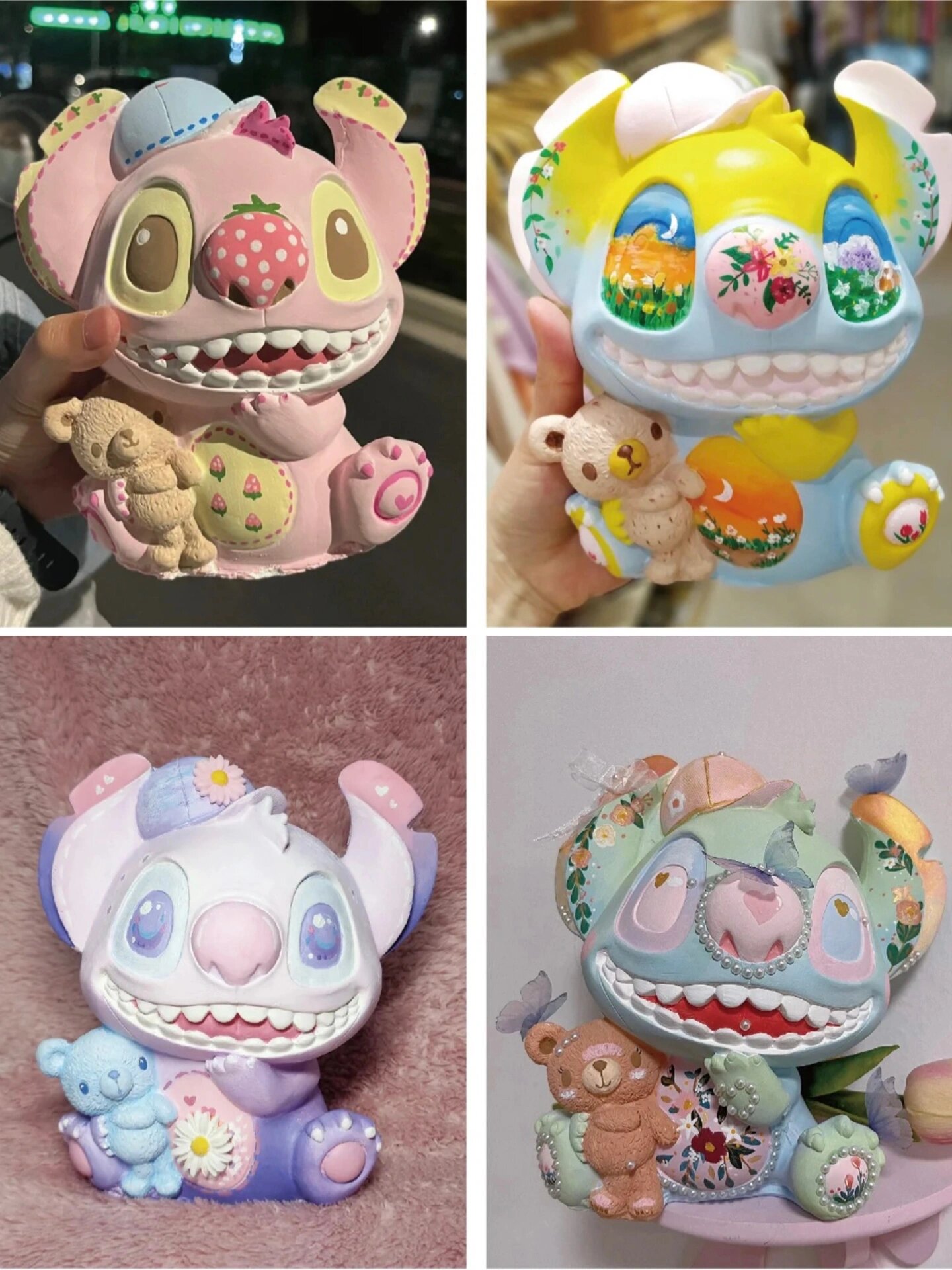 史迪仔石膏娃娃配色