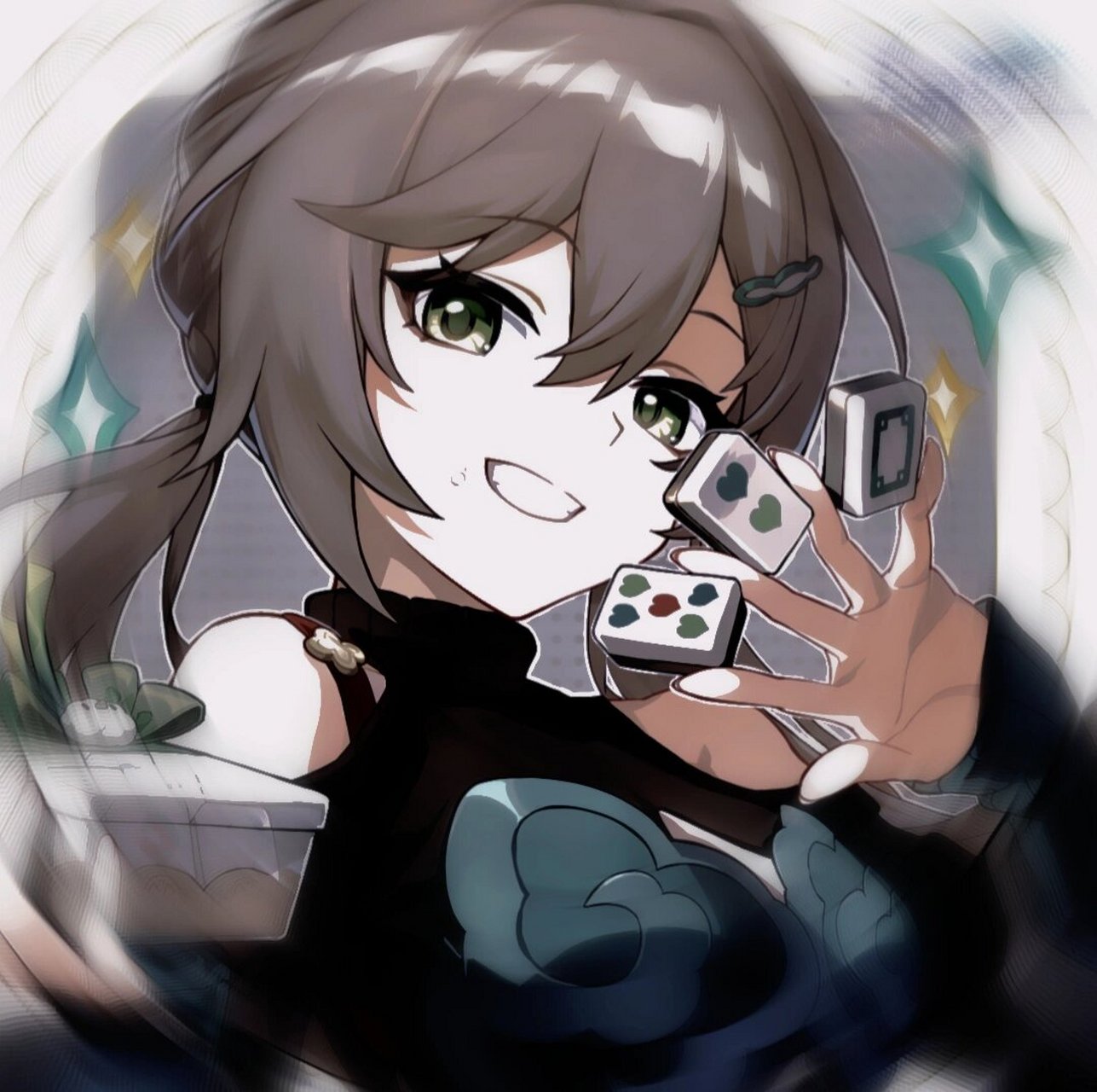 自截自调星铁头像  图片是官图 下期出光锥头像!9999