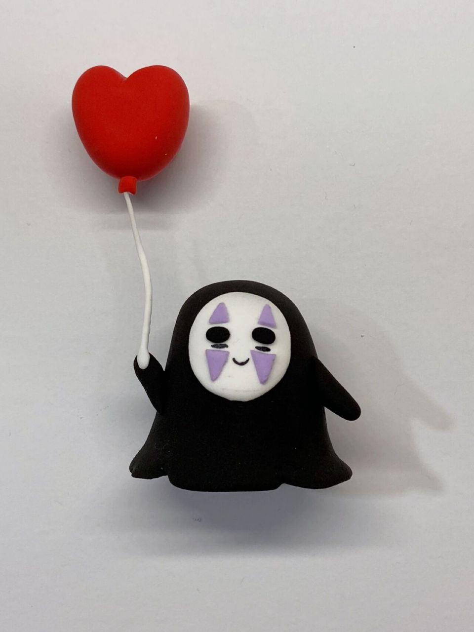 千与千寻—气球94无脸男轻粘土教程 [白眼]是一只神秘的鬼怪,全身