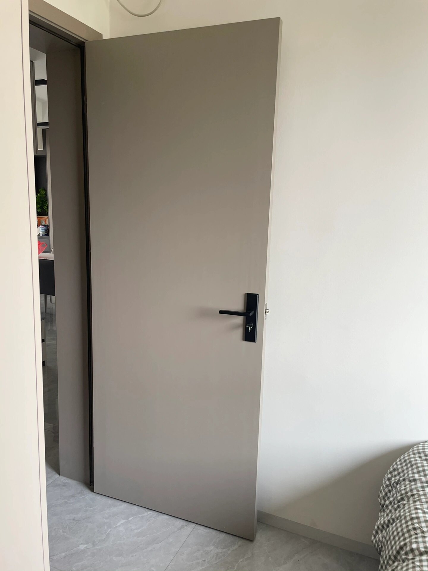 大家想看的门来了❗️下次装修还选极简黑白灰 大家想看的门来了