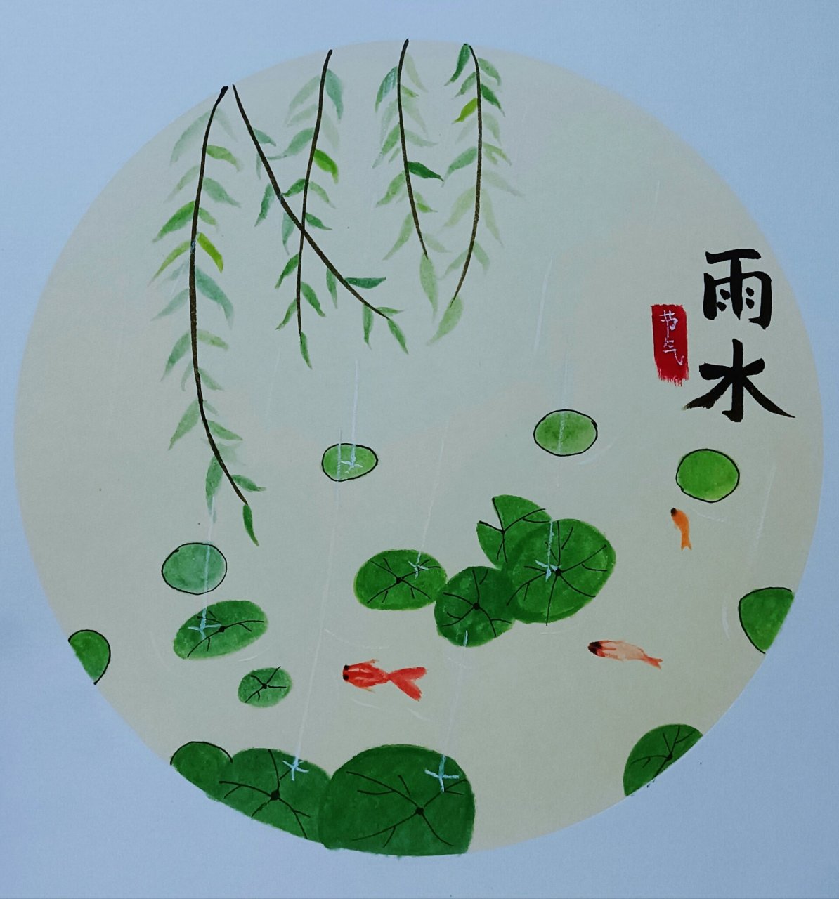 二十四节气绘画 春雨惊春清谷天 想看其他节气的绘画可以翻看我的笔记