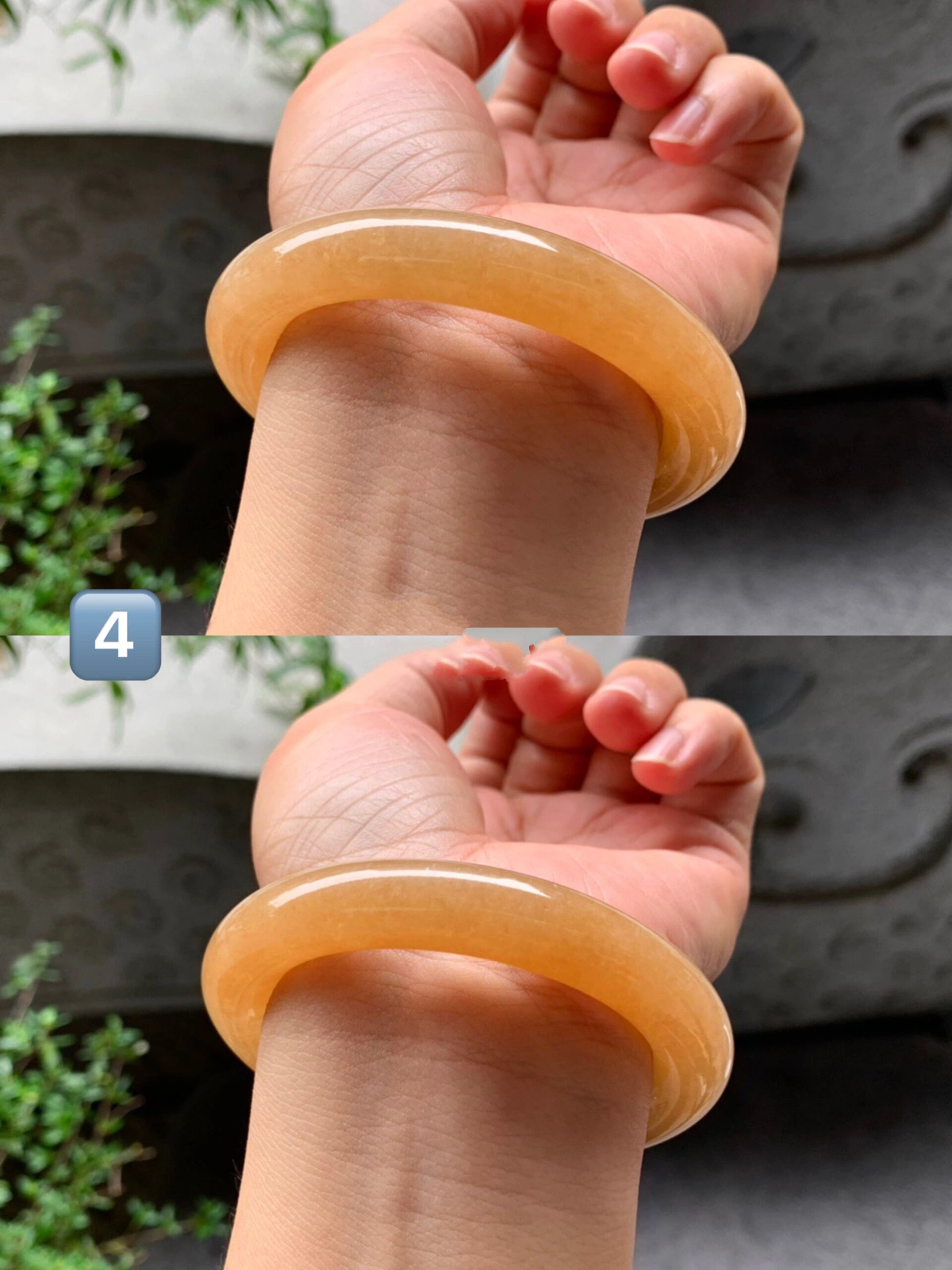 "明码标价"黄翡翡翠手镯合集‼️💕 1⃣️正圈55 56 57可