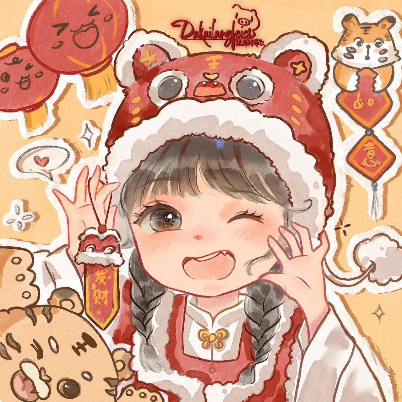 新年头像|本命年好运发财头像来啦!