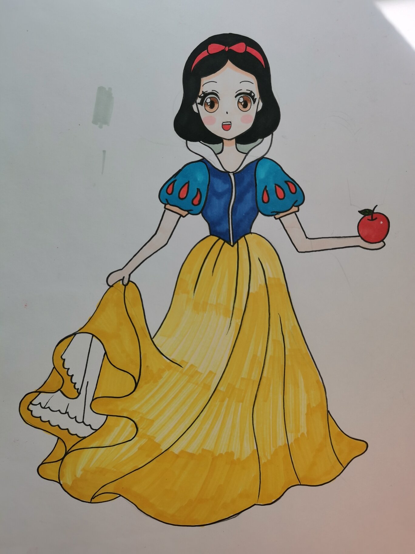 白雪公主卡通画