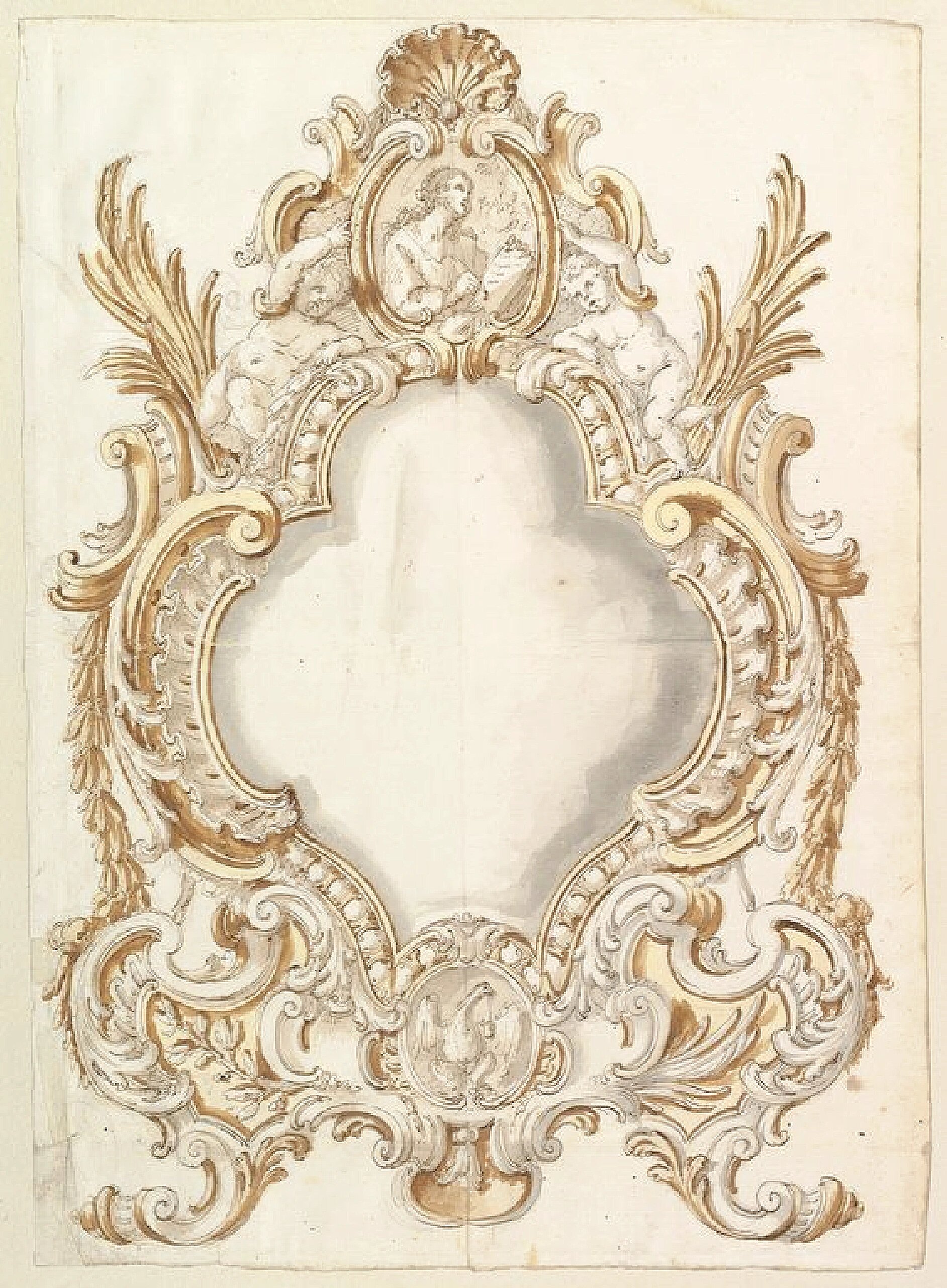 素材积累‖一组欧式装饰纹样78