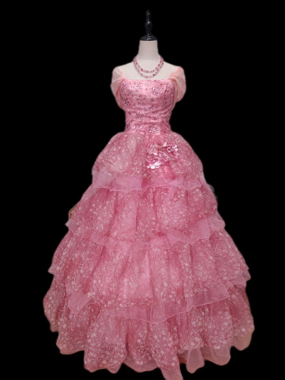 粉色蓬蓬裙