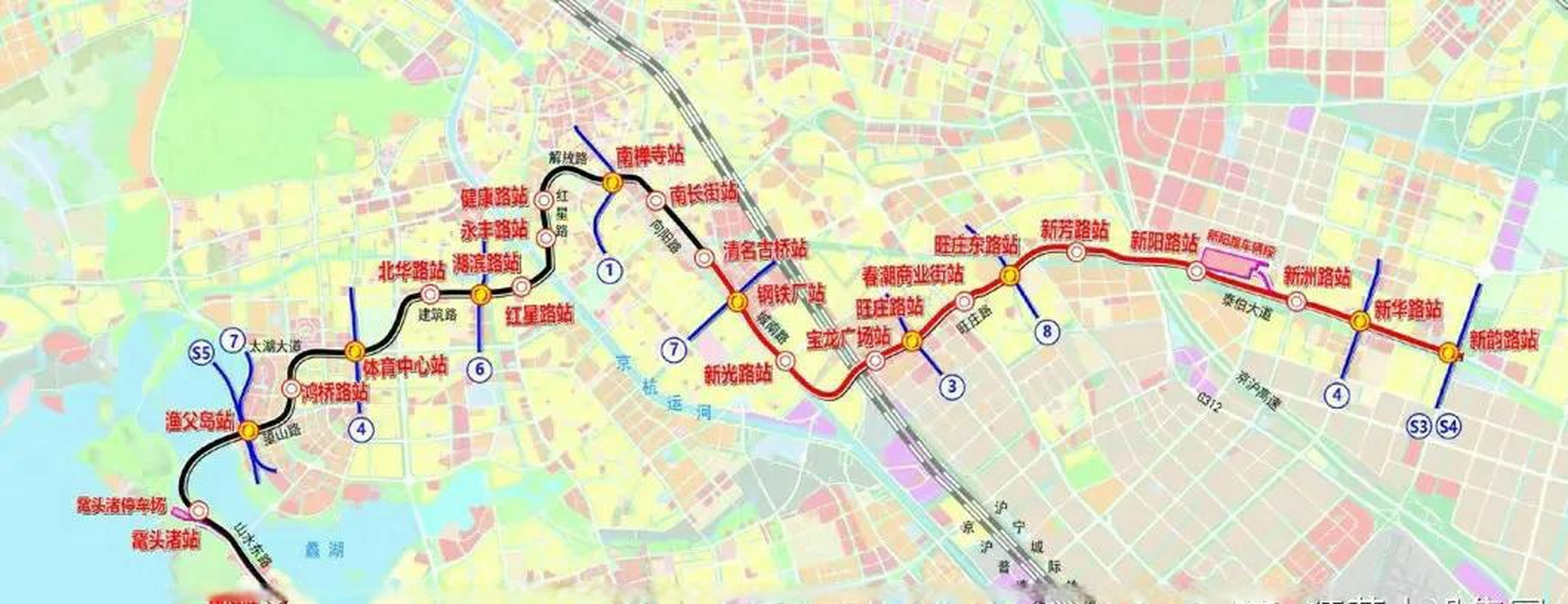 无锡地铁5号线站点位置确定,快来看哪一站离你家最近?