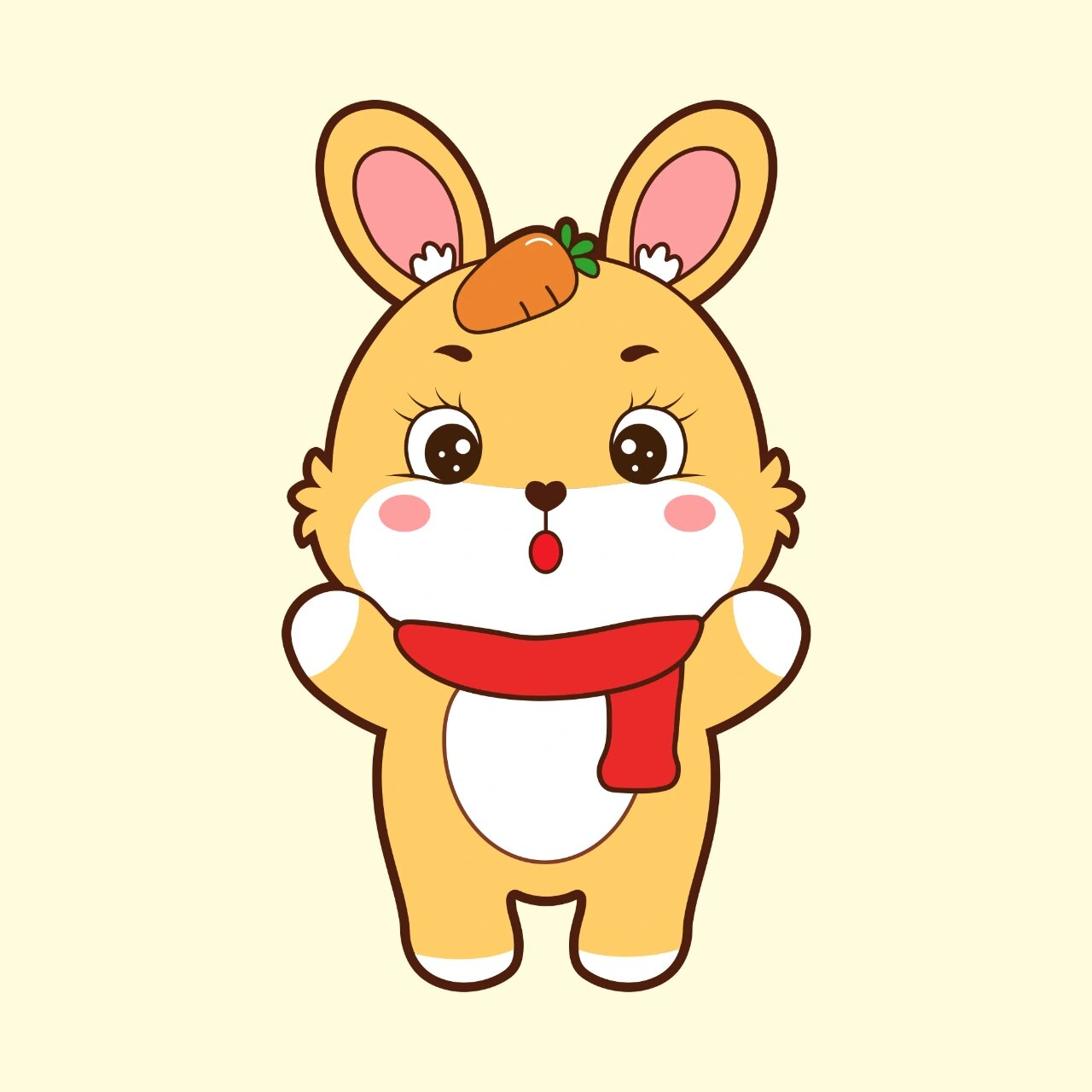 兔子头像分享 卡通兔子 新年兔子