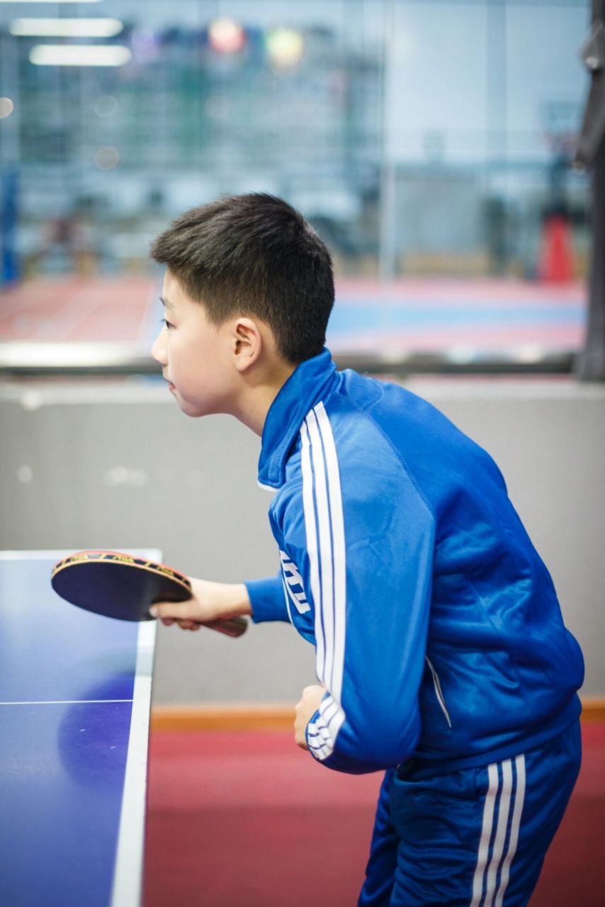 小学生打乒乓球照片图片