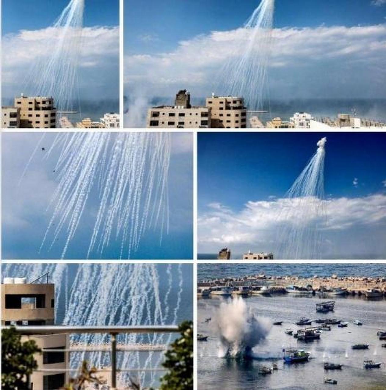 巴以冲突进入第六天,以军继续在加沙使用白磷弹药无差别攻击.