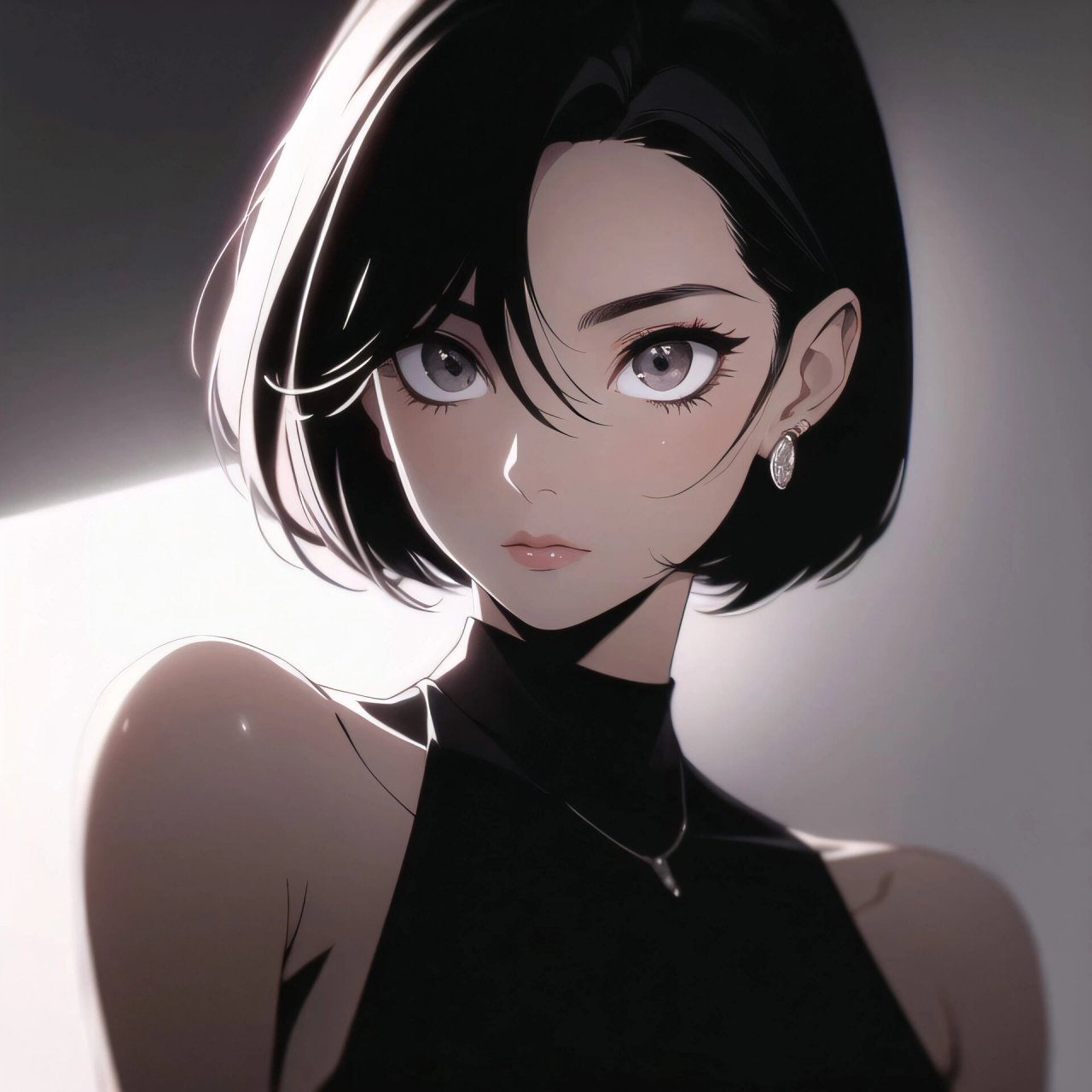 旧漫头像|气质短发小姐姐御姐穿搭