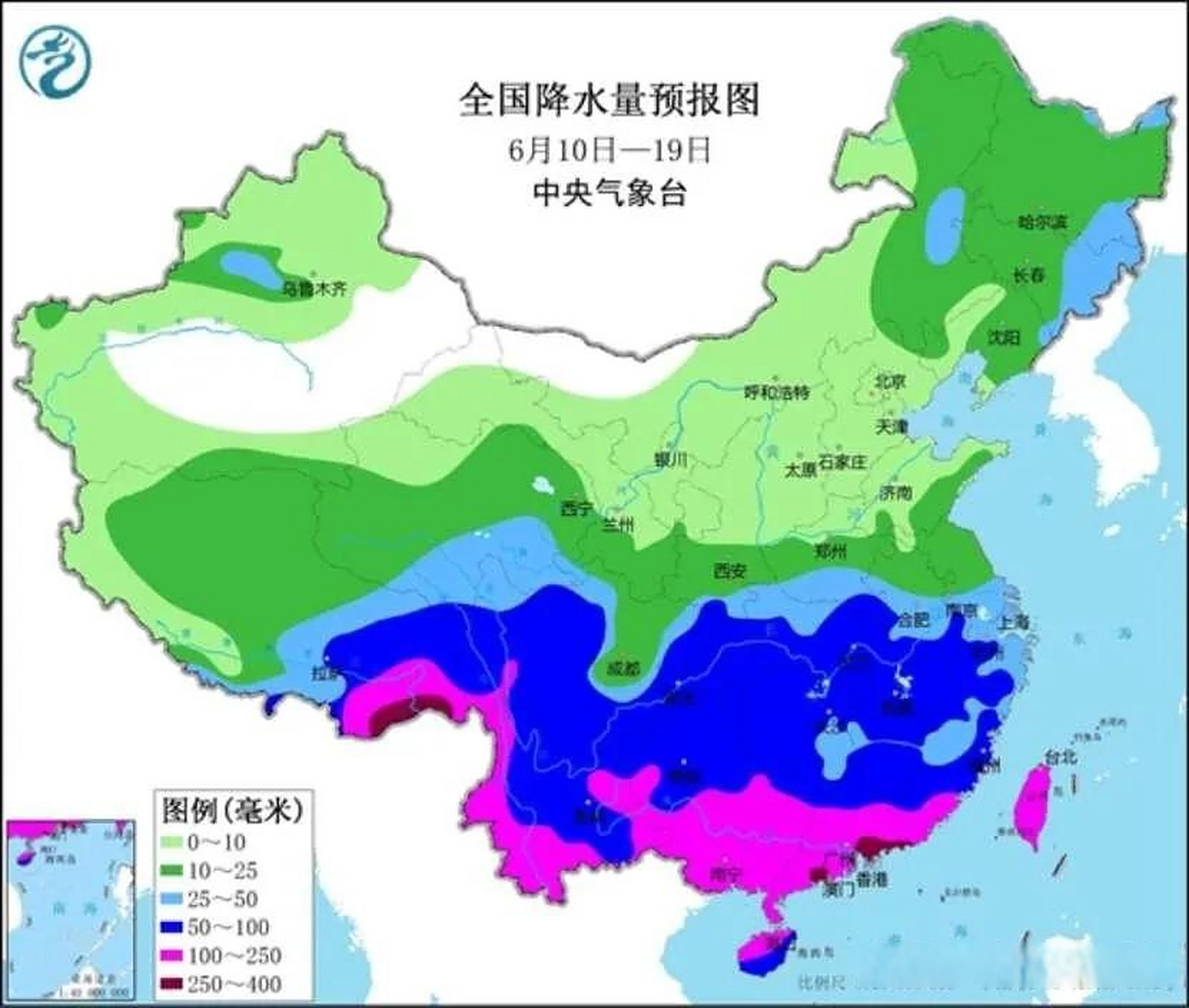 全国天气预报图 今天图片