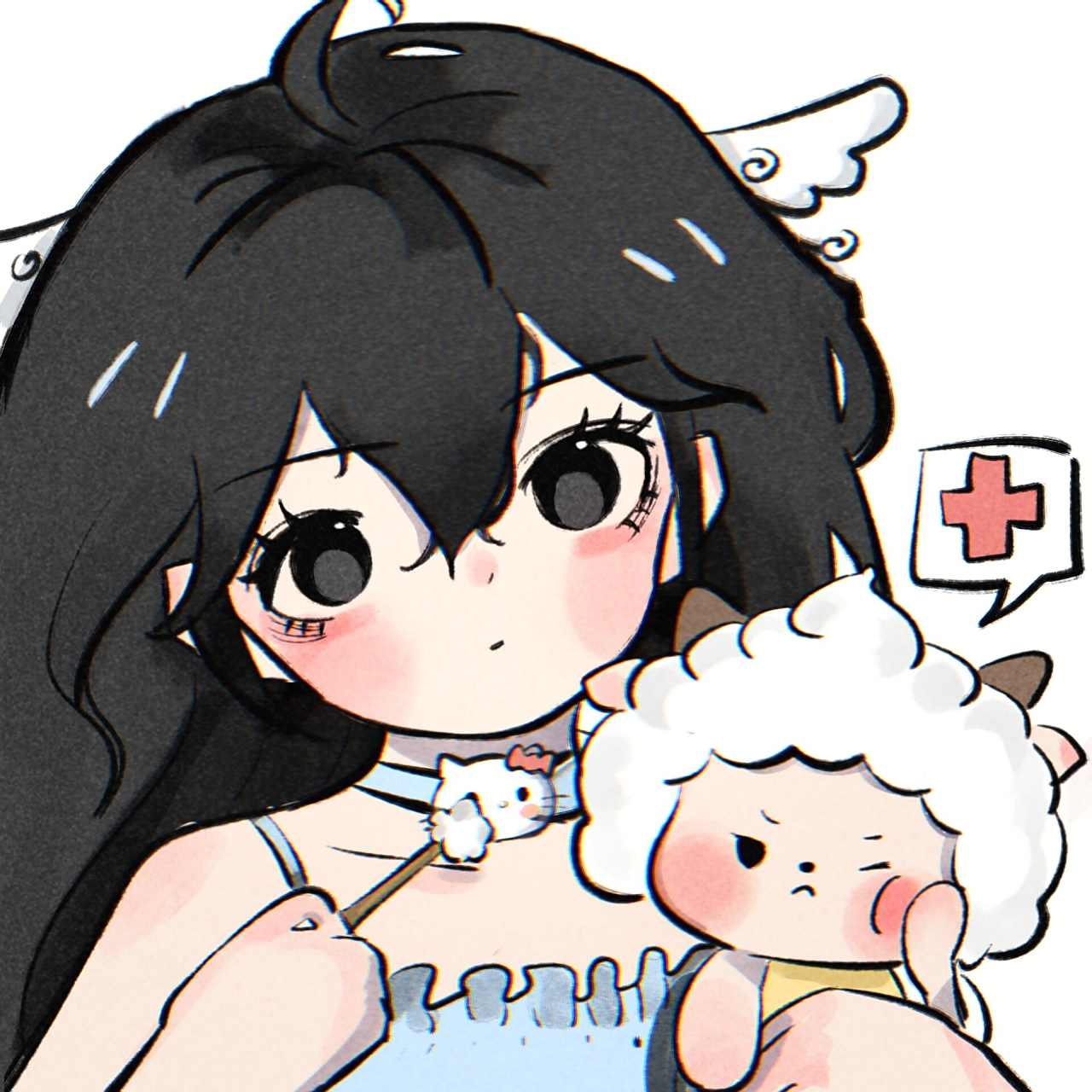 女生版懒羊羊头像 93情头93单头