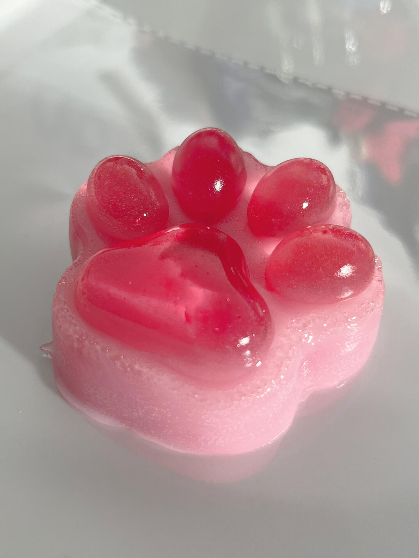 虽然翻车但是真的好好捏!双层粉色猫爪