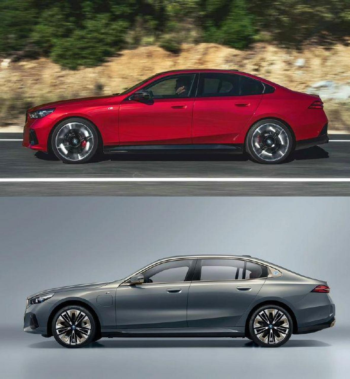 全新一代宝马5系,标轴与长轴对比,你喜欢哪个?