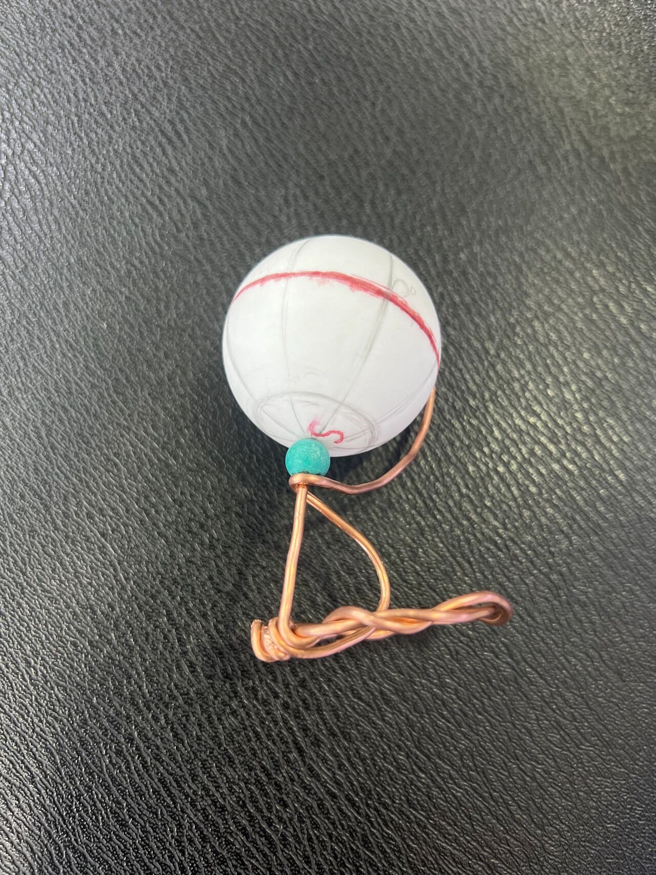 七年级上地理 乒乓球➕铜线diy地球仪