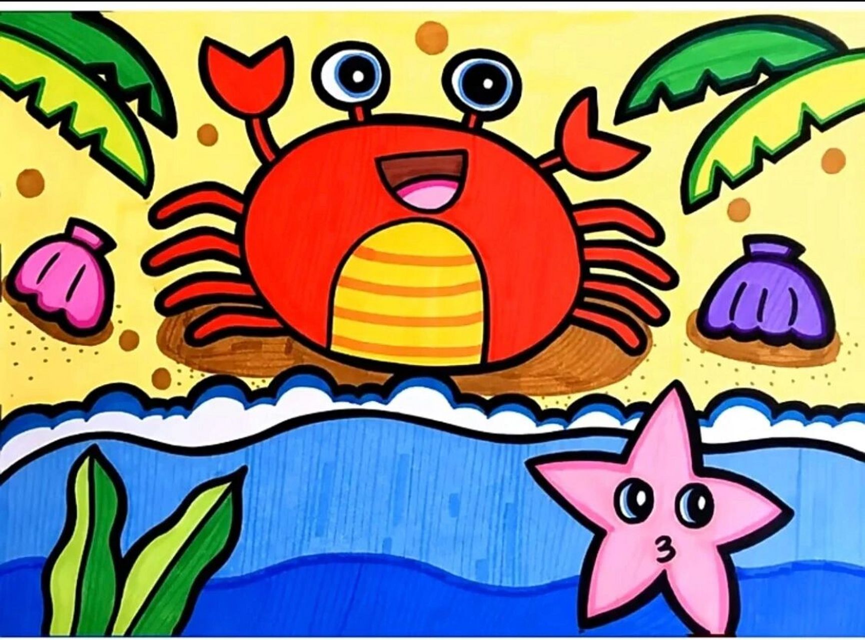 小学生彩色简笔画(三) 彩色简笔画合集🎨 每节课都要准备彩色绘画