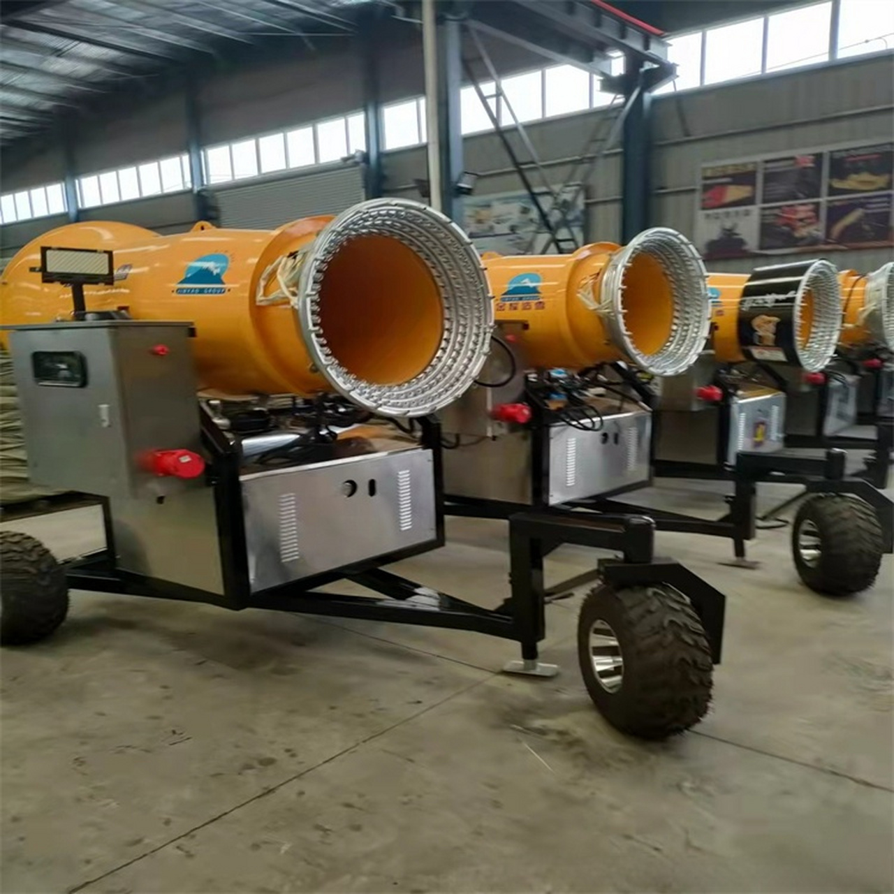 冰天雪地 冬季滑雪场设备 炮筒式造雪机供应 全自动造雪机
