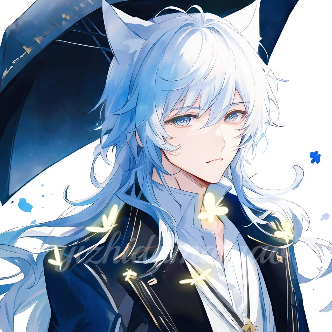 动漫情头系列❤️︱冷酷帅气的动漫男生头像