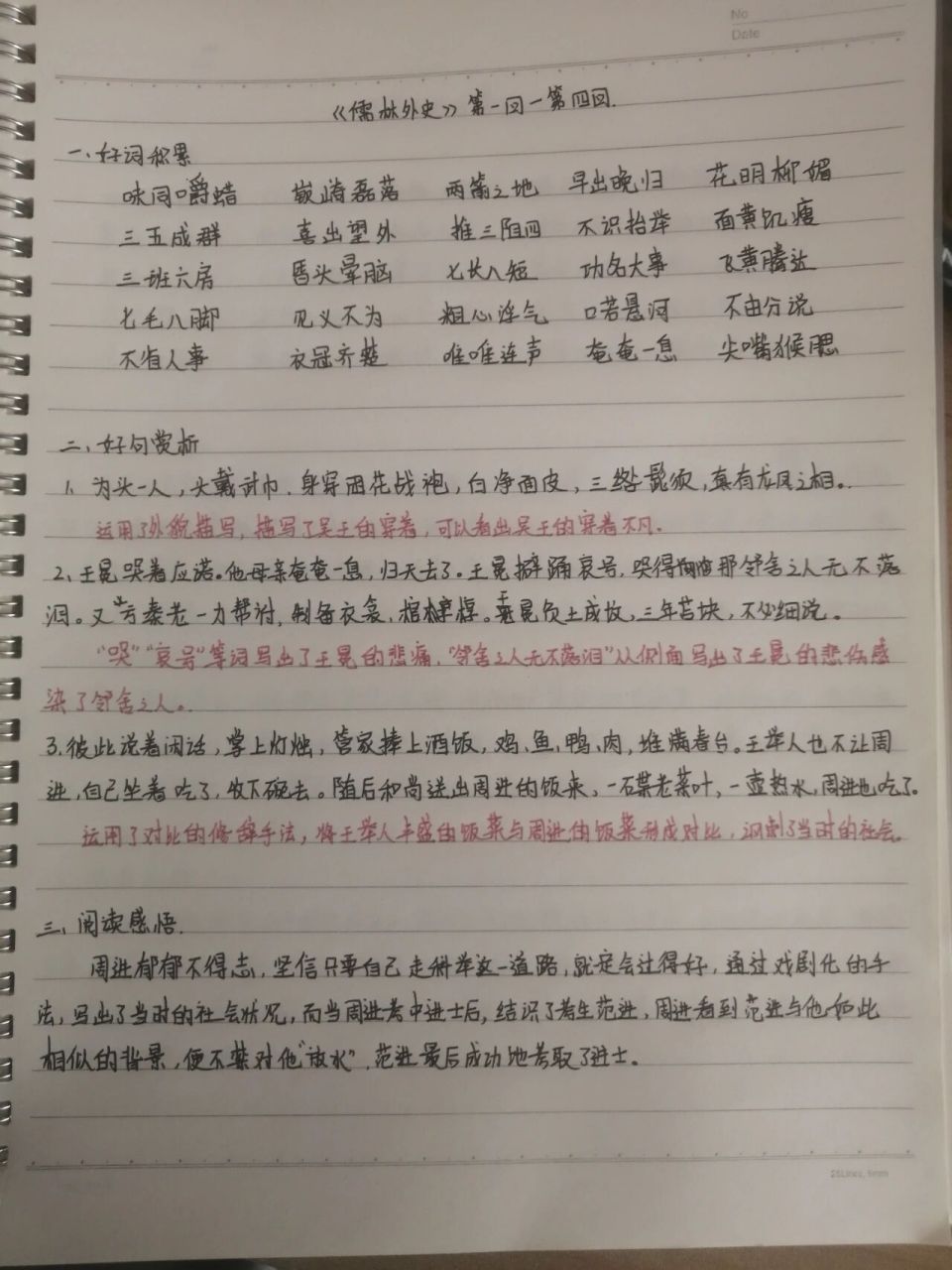 00儒林外史03读书笔记1-10回 字丑勿喷哦99