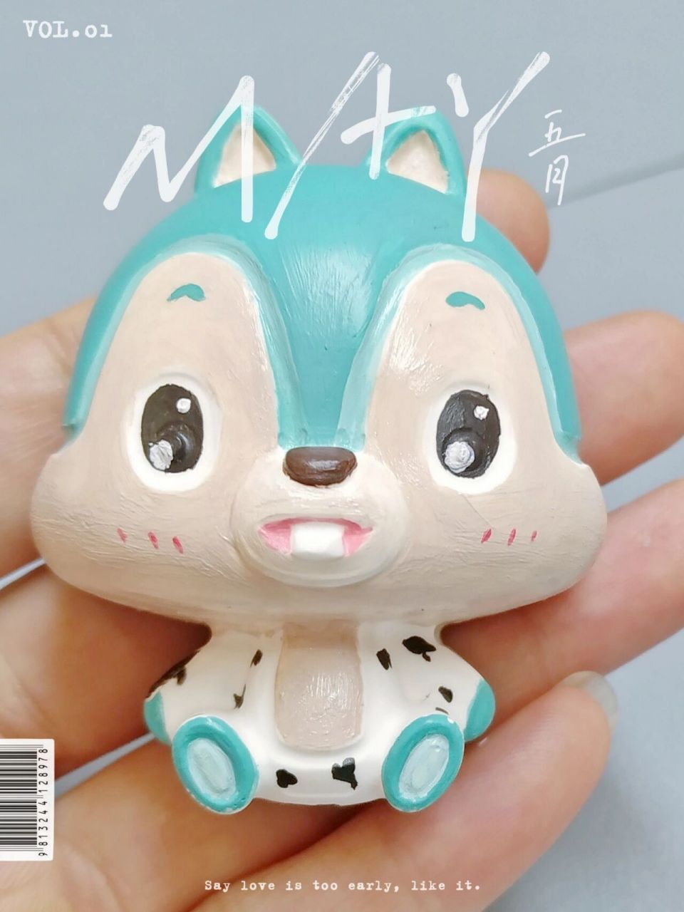 最好的解压方式就是涂鸦 迷你石膏彩绘之小松鼠🐿️