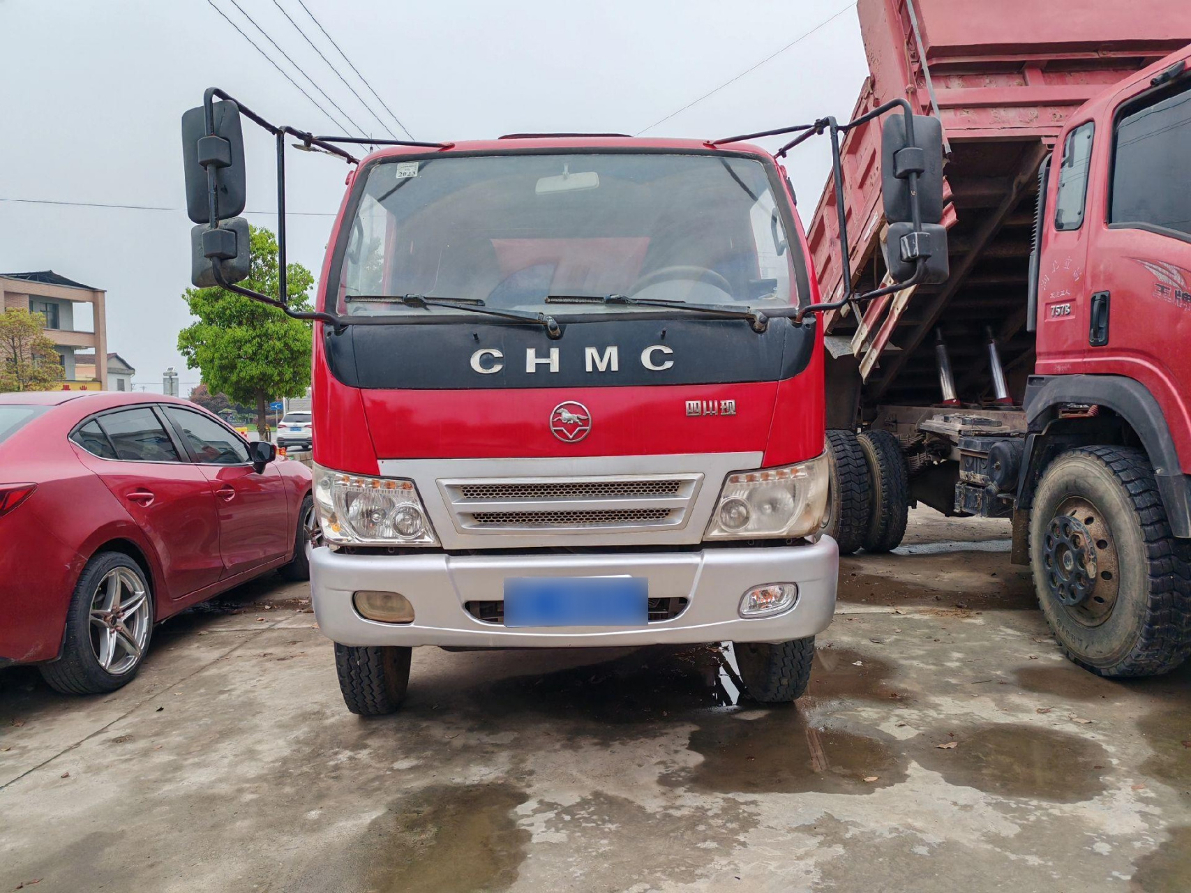 2017年南骏4100自卸车,国四排放,云内4100中冷增压发动机,五档高低速