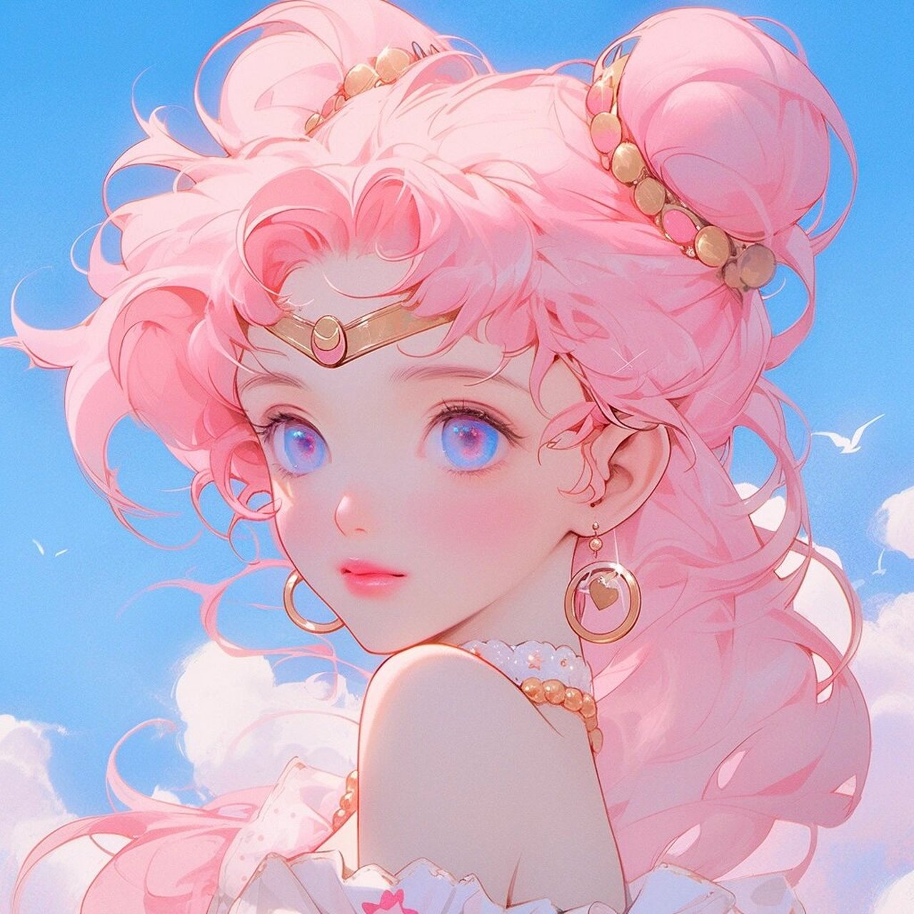 96可爱粉色卡通头像,让你的世界充满童趣