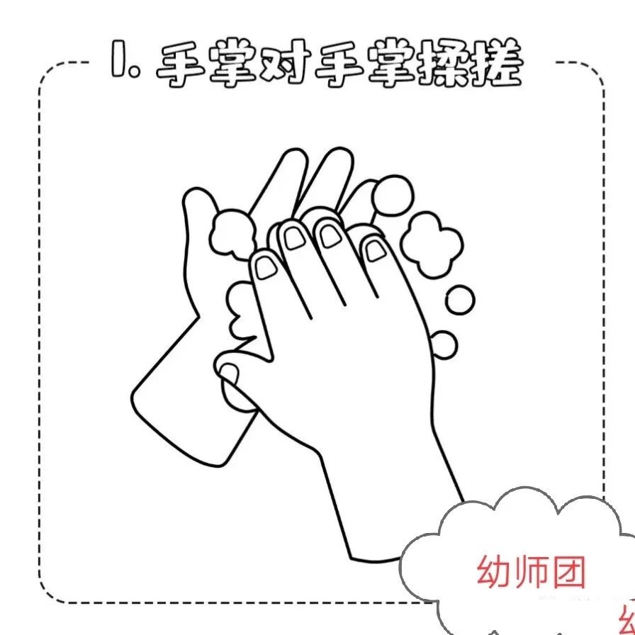 七步洗手法步骤环创