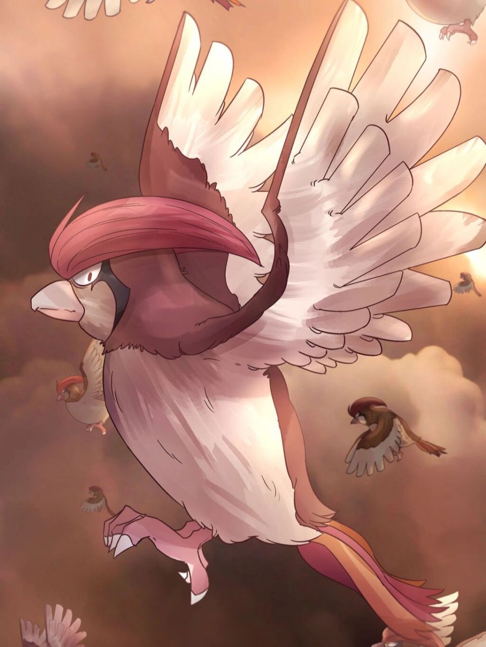 宝可梦|131每日壁纸 毒鸡汤:比比鸟 有些年轻人,一毕业就到某些大型