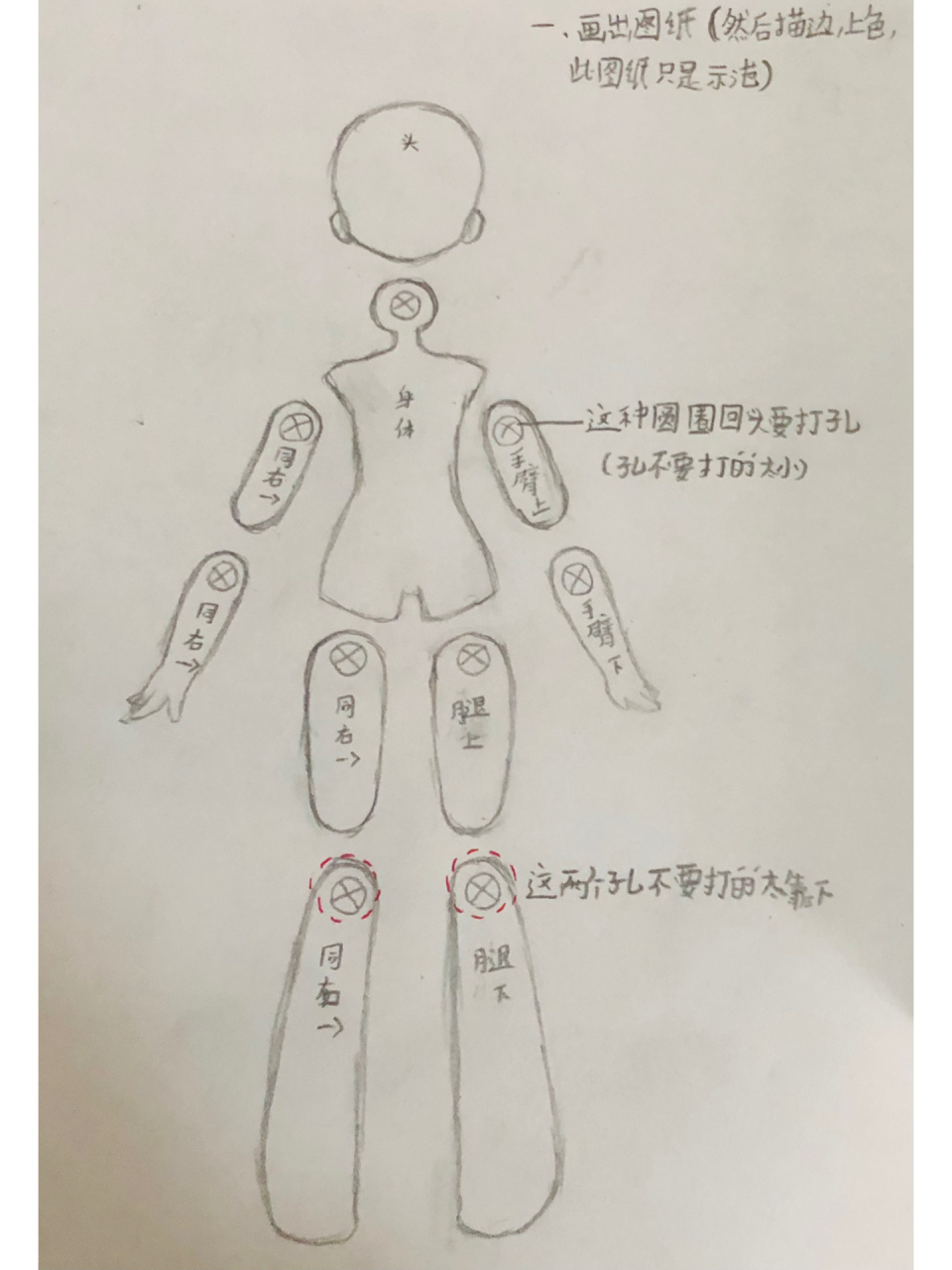 纸片人关节连接教程 会了吗 不会也得会再不会把自己邮过来 我教你