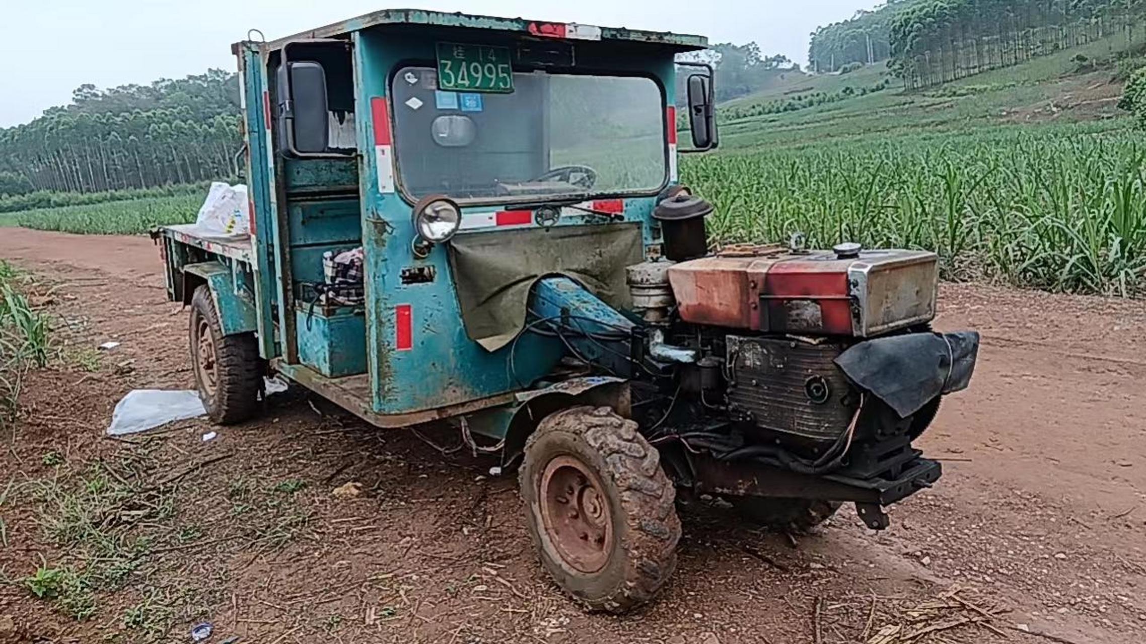 四驱爬山王,液压放向机,24匹发动机,废铁高点