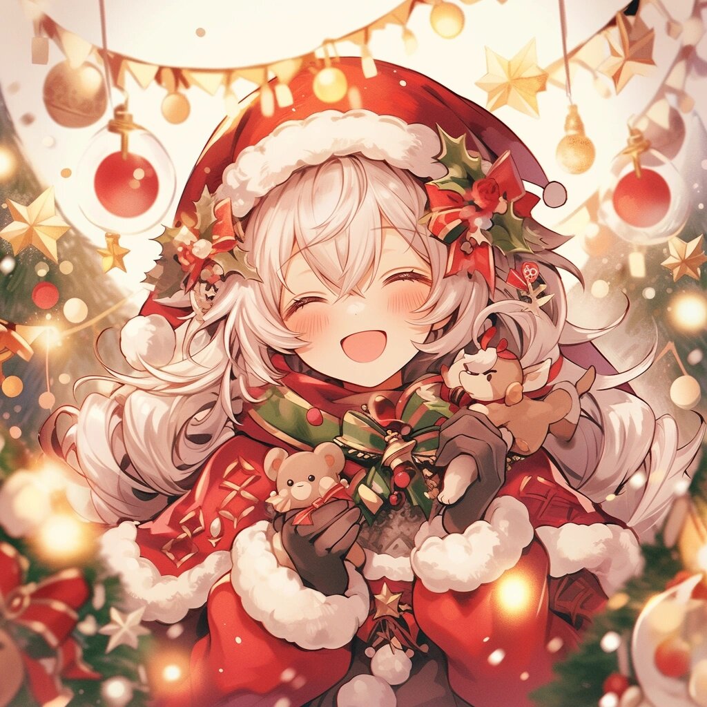 圣诞节女生头像来咯