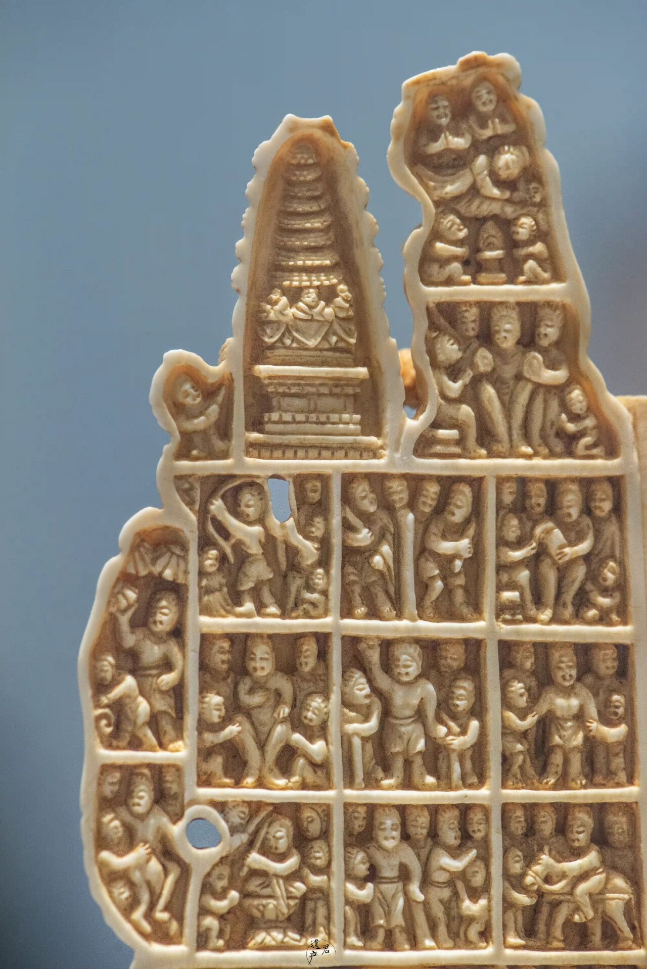 国宝,这可能是玄奘从印度带回来的象牙造像 【瓜州博物馆藏· 唐代